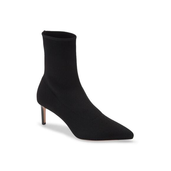Veronica Beard Women's Black Lisa Stretch Knit Heel Bootie Size 11 (new) $495.00 - Picture 1 of 8
